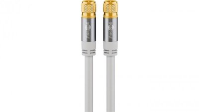 Kabel antenowy SAT (typ 135 dB), poczwórne ekranowanie - Długość kabla 2 m