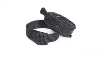 VELCRO ONE-WRAP Paski rzepowe wielokrotnego użytku, paski ONE-WRAP 12mm x 20cm x 6 Czarne
