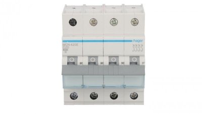 Wyłącznik nadprądowy 4P C 20A 6kA AC MCN420E