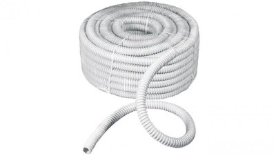 Rura spiralna wysokoelastyczna szara PVC fi20 ECGFE20 /30m/