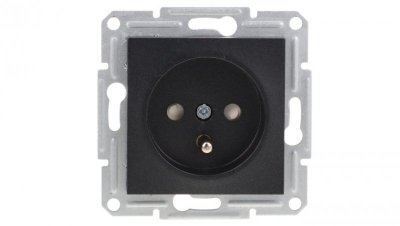 Gniazdo 2P+PE z przesł. bez ramki, antra EPH2800271