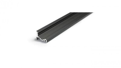 Profil aluminiowy led Corner10 narożny kątowy 30/60 stopni czarny anodowany TOPMET LUX01527 /2m/