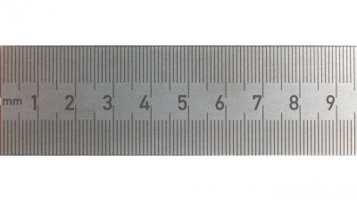 Liniał stalowy półsztywny nierdzewny 300 mm 16-203-28