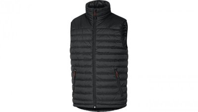 Kamizelka puchowa z poliamidu Ripstop powlekanego Pu kolor czarny rozmiar XXL GDOONNRXX