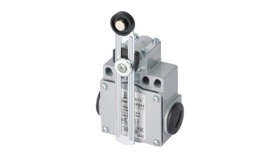 Wyłącznik krańcowy 1R 1Z migowy regulowana dźwignia z rolką z tworzywa Ø18 PDM1F51PZ11 A37-5740