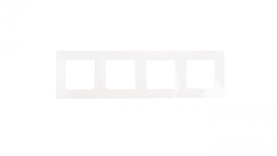 NILOE Ramka poczwórna biała 665004