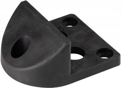 Przykręcany stoper do bramy PSG 61.191 (130x150/H65) powlekany gumą