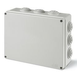 PUSZKA INSTALACYJNA NT 120X80X50 IP55 6 DŁAWIKÓW SCABOX