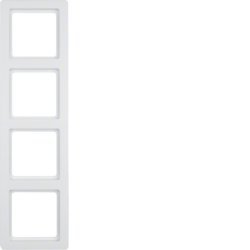 Q.1 BIAŁY AKSAMIT RAMKA 4X