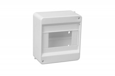 S-6 ROZDZIELNIA PLASTIKOWA NT 6M 1X 6M N+PE IP40 140X130X66 BEZ DRZWI BIAŁY