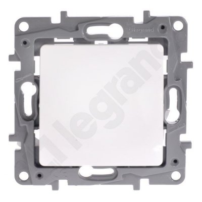 NILOE 2/ ECO MODUŁ BIAŁY ŁĄCZNIK 1-BIEGUNOWY ZACISKI SPRĘŻYNOWE 10AX 250V