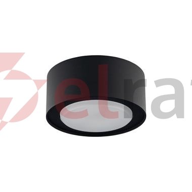 FLEA CZARNY OPRAWA SUFITOWA SPOT NT 1X GX53/ 12W IP20 STAL LAKIEROWANA