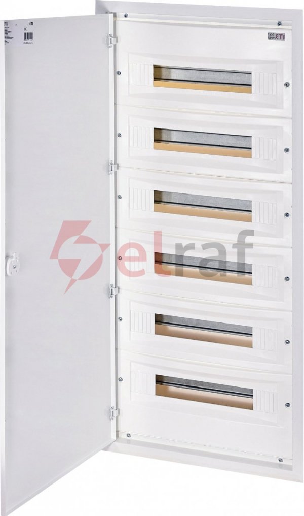 Rozdzielnica modułowa 6x18 podtynkowa /drzwi metal/ IP40 ERP18-6 DIDO 001101218