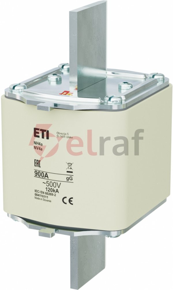Wkładka bezpiecznikowa NH4a 900A gG 500V WT-4a 004116111