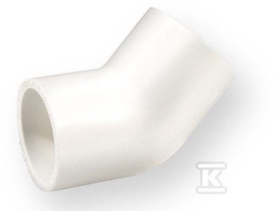 KOLANO 45ST KW/KW PVC 1
