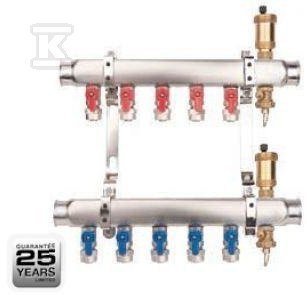 ROZDZIELACZ MINI BASE INOX K2-3 G1-G1/2&quot;