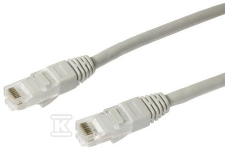 KABEL KROSOWY UTP KAT.5E PVC 3 M SZARY