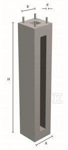 FUNDAMENT D16/120 (1200/260) 4XM20