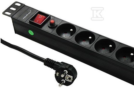LISTWA ZASILAJĄCA 19&quot; 1U 16A PDU 6XFREN