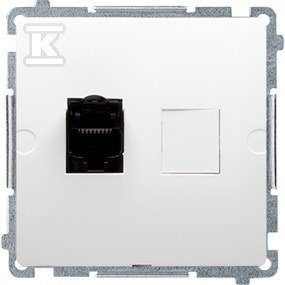 GN.KOMP.RJ45 POJ.6 KAT.BIAŁE BM61.01/11