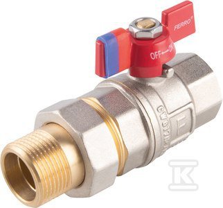 ZAWÓR KUL. F-POWER, 1&quot;GW/Z-ŚRUB.MOT.