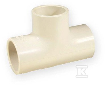 TRÓJNIK RÓWNOPRZEL KW/KW/KW 1/2&quot; PVC-C