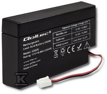 AKUMULATOR AGM 12V 0.8AH MAX. 12A