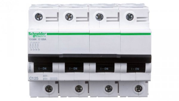Wyłącznik nadprądowy 4P C 125A 10kA AC C120N A9N18376