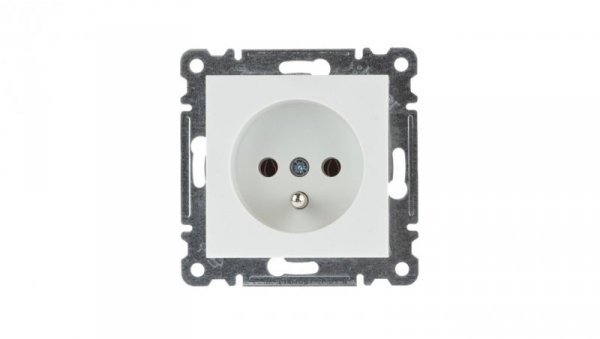 Lumina Gniazdo pojedyncze z/u 16A białe WL1020