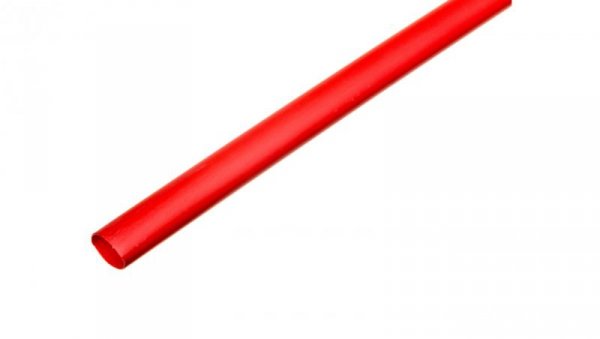 Rura termokurczliwa cienkościenna, odcinki 1m (50 szt.), CR 4,8/2,4 czerwona, 427534