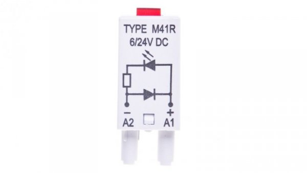 Moduł sygnalizacyjny LD (diody: LED czerwony + D) 6-24V DC M41R szary 854842