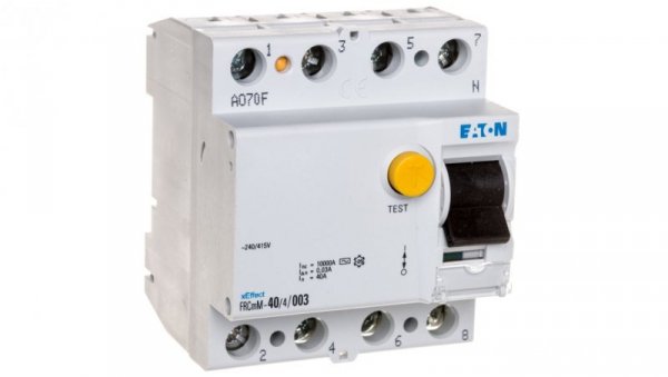 Wyłącznik różnicowoprądowy 4P 40A 0,03A typ AC FRCmM-40/4/003 170411