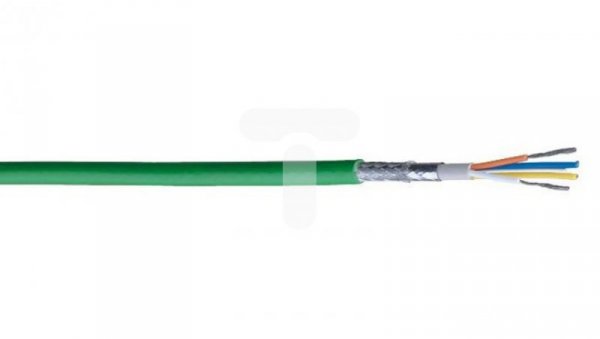 Kabel PROFINET 4x22AWG kat.5e PVC linka zielony BL-70007E.01B100 /100m/