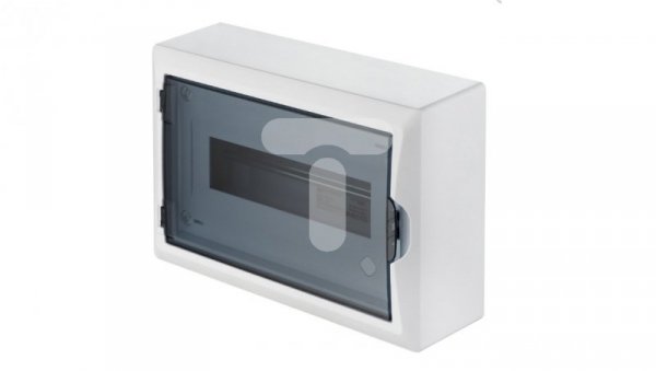 Rozdzielnica modułowa 1x12 n/t ECONOMIC BOX RN 1/12 drzwi transparentne (N+PE) IP40 2503-01