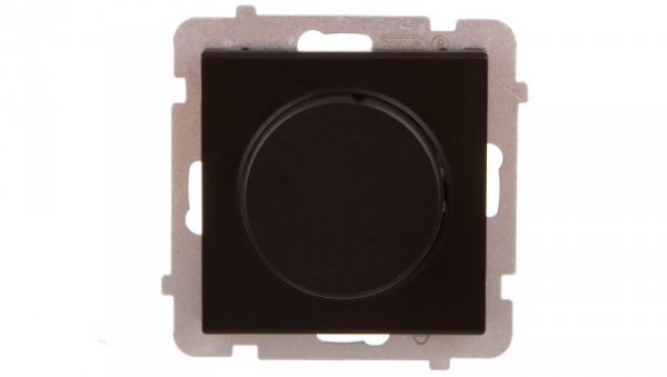 SONATA ściemniacz uniwersalny do obciążenia żarowego, halogenowego oraz LED czarny metalik ŁP-8RL2/m/33