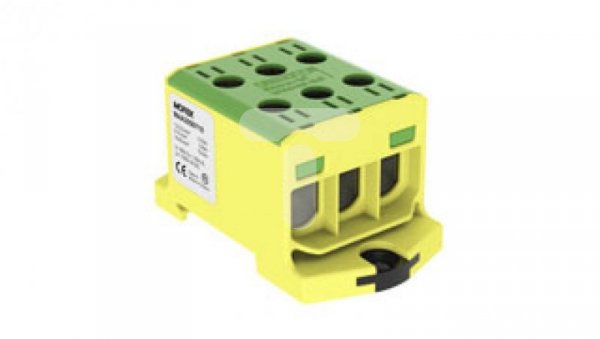 Złączka OTL50-3 kolor żółto-zielony 3xAl/Cu 1,5-50mm2 1000V AC / 1500V DC Zacisk uniwersalny MAA3050Y10
