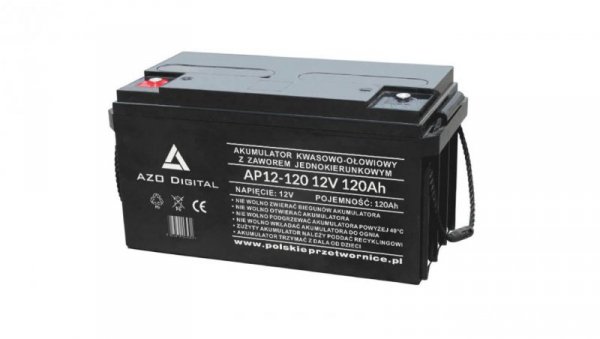 Akumulator VRLA AGM bezobsługowy AP12-120 12V 120Ah