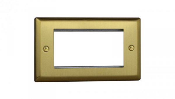 Ramka metalowa podwójna 91x150x9mm - kolor złoto szlifowane M-F2-Z