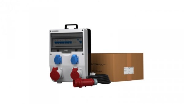 Rozdzielnica budowlana z kablem ECO-S/FI SKH 32A 16A 2x230V Doktorvolt 9764