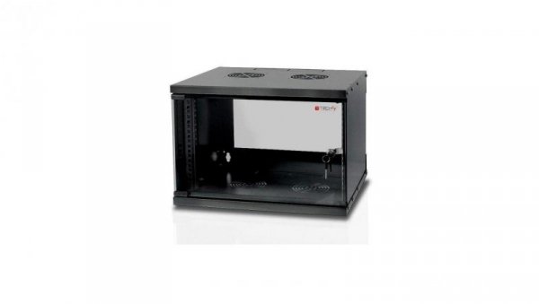 Szafka Wisząca ECO 19 6U/450mm Zmontowana Czarna
