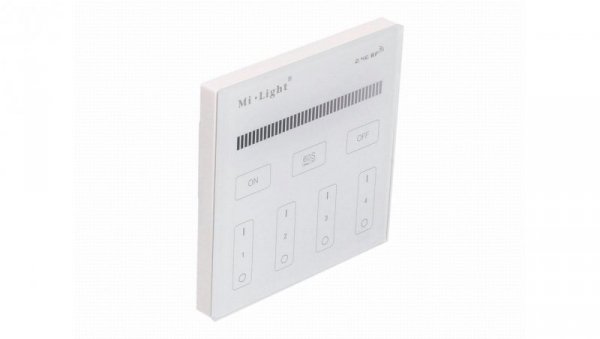 Panel MiLight 4strefy MONO 230V biały sterownik T1