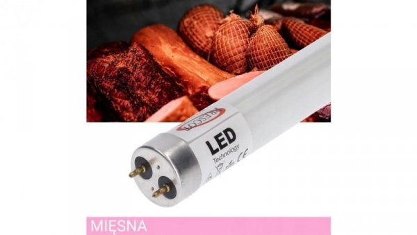 Świetlówka led T8 G13 mięsna 90cm 15W 1340lm Prescot