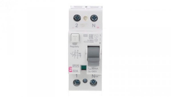 Wyłącznik różnicowoprądowy 2P 32A 0,03A EFI-P2 AC 32/0.03 002061217