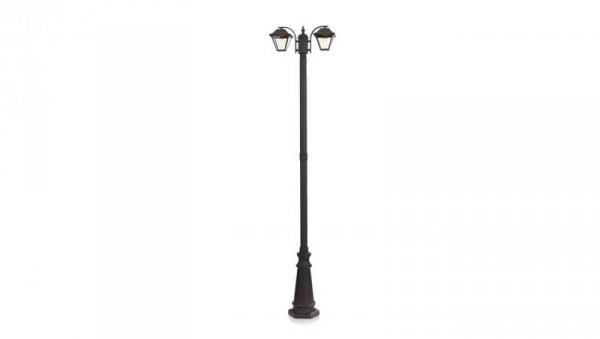 OPRAWA OGRODOWA, 2xE27, IP44, AC220-240V, 50-60Hz, SŁUPEK, CZARNA 8688