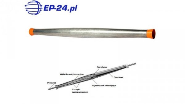 Automatyczna złączka samozaciskowa 25-35mm2 AL/AFL (czerwona), 2535 Z-EPAUT , śr. przewodu = 5.58 - 8.13mm EP-239175