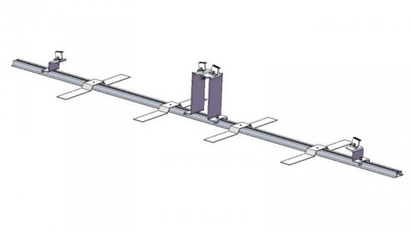 Profil aluminiowy do konstrukcji balastowej L:1150mm