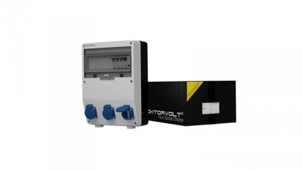 Rozdzielnica budowlana TD-S/FI 3x230V Schuko Doktorvolt 9023
