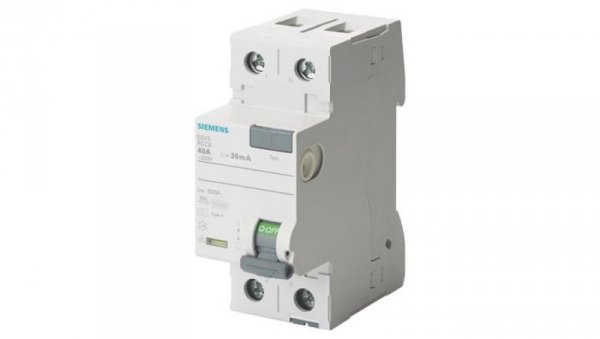 Wyłącznik różnicowoprądowy 2P 25A 30mA 230V typ F 5SV3312-3