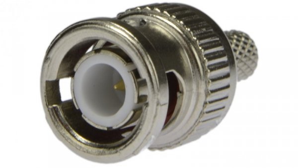 Wtyk koncentryczny BNC 75ohm zaciskany na przewód RG59
