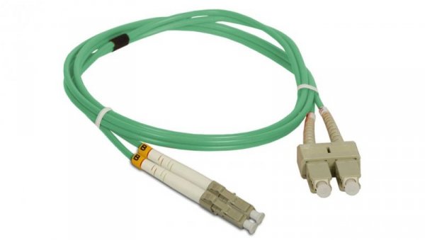 Patch cord MM OM3 LC-SC duplex 50/125 1.0m FOC-LCSC-5MMD-1-3